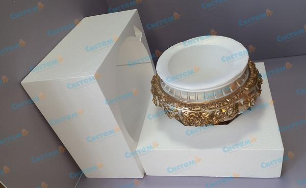 Упаковка из пенопласта для вазы Упаковка из пенопласта для вазы