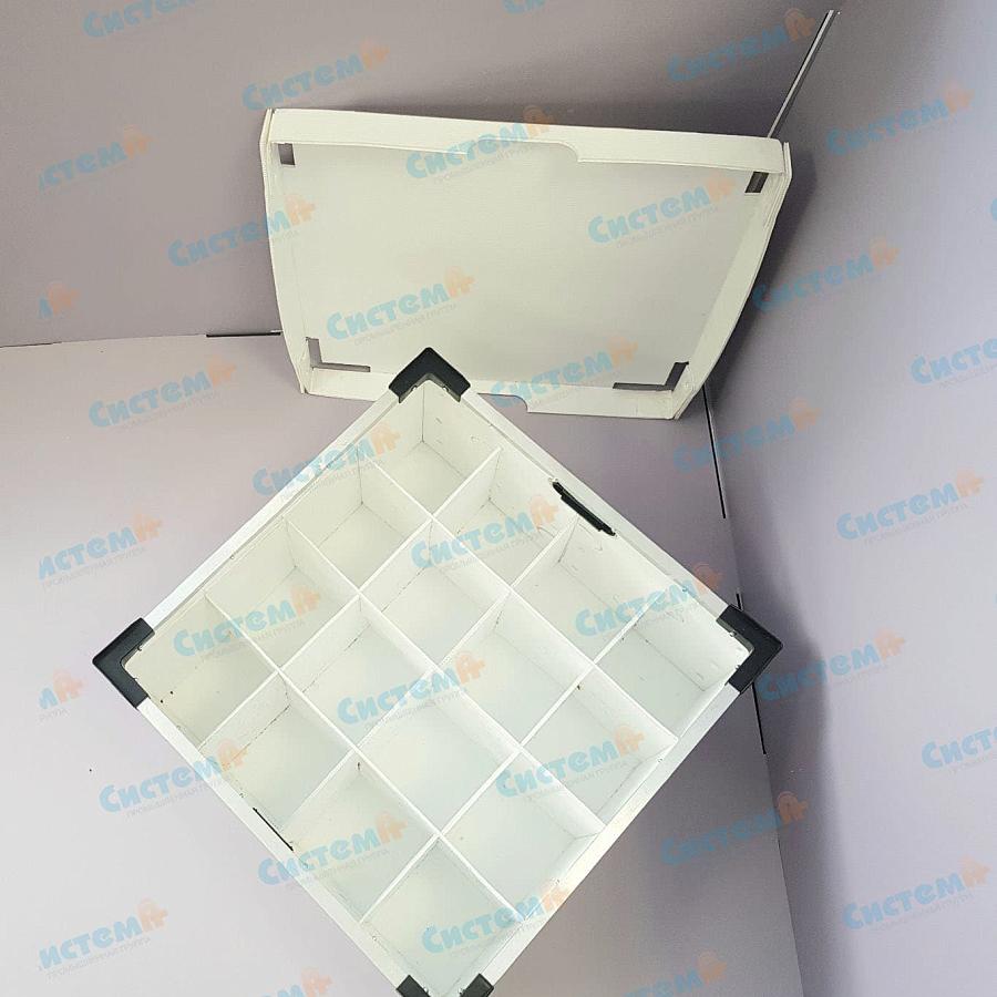 Универсальный ящик с крышкой из сотового полипропилена Универсальный ящик с крышкой из сотового полипропилена